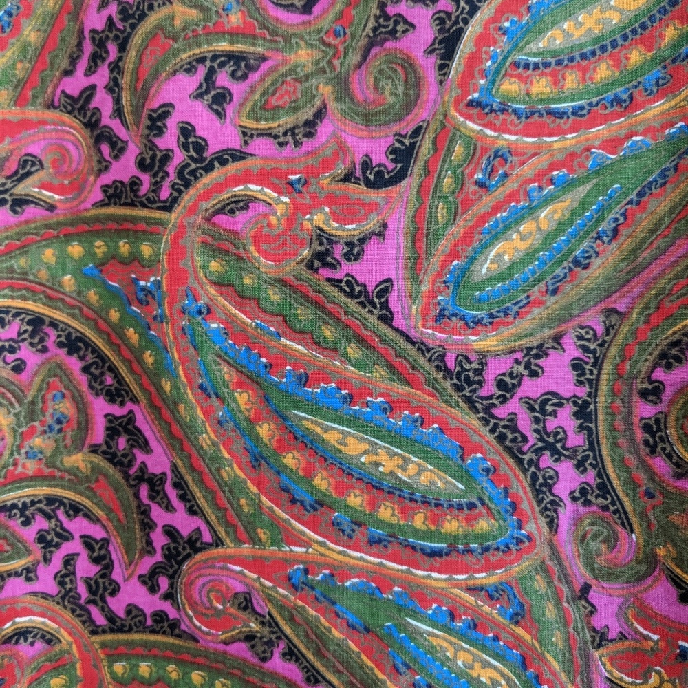 Vintage Roberta Lynn of California Paisley Shift - Picture 4 of 5